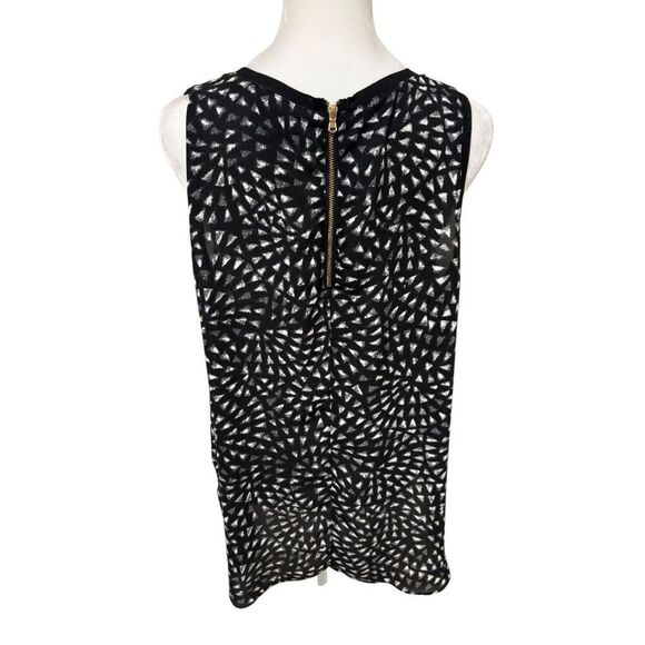 Mossimo Womens Tank Top, Black and White, XL, Geometric Print - Picture 3 of 6